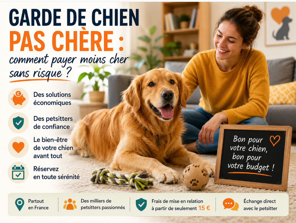 Garde de chien pas chère : comment payer moins cher sans risque ? 🐶💰