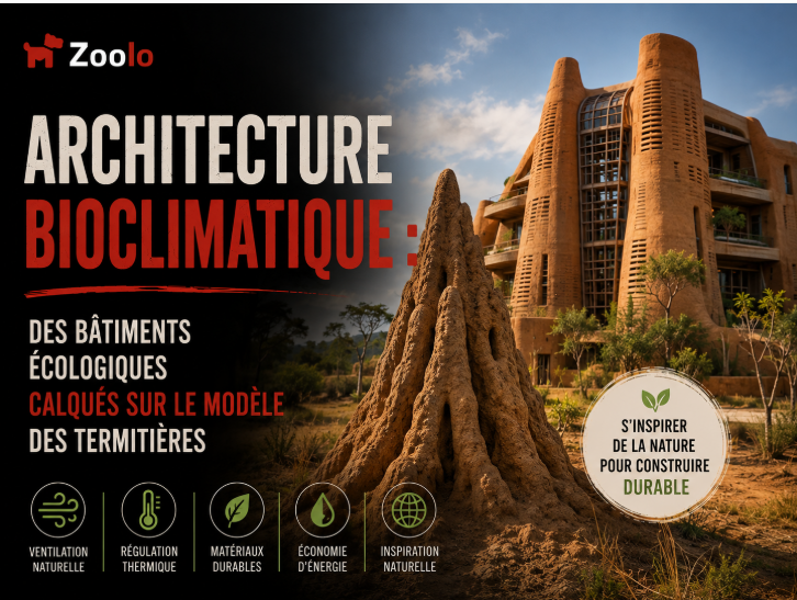 🏗️ Architecture bioclimatique : Des bâtiments écologiques calqués sur le modèle des termitières