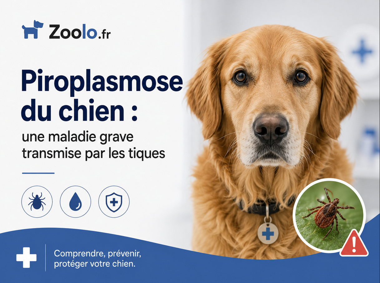 🐶 Piroplasmose du chien : une maladie grave transmise par les tiques
