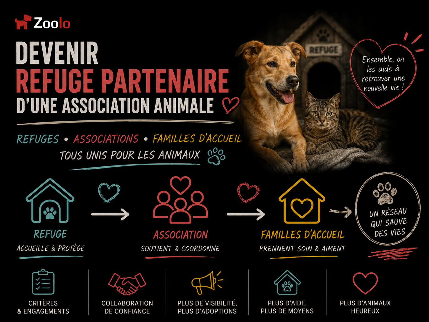 🏡 Comment devenir refuge partenaire d'une association animale ?