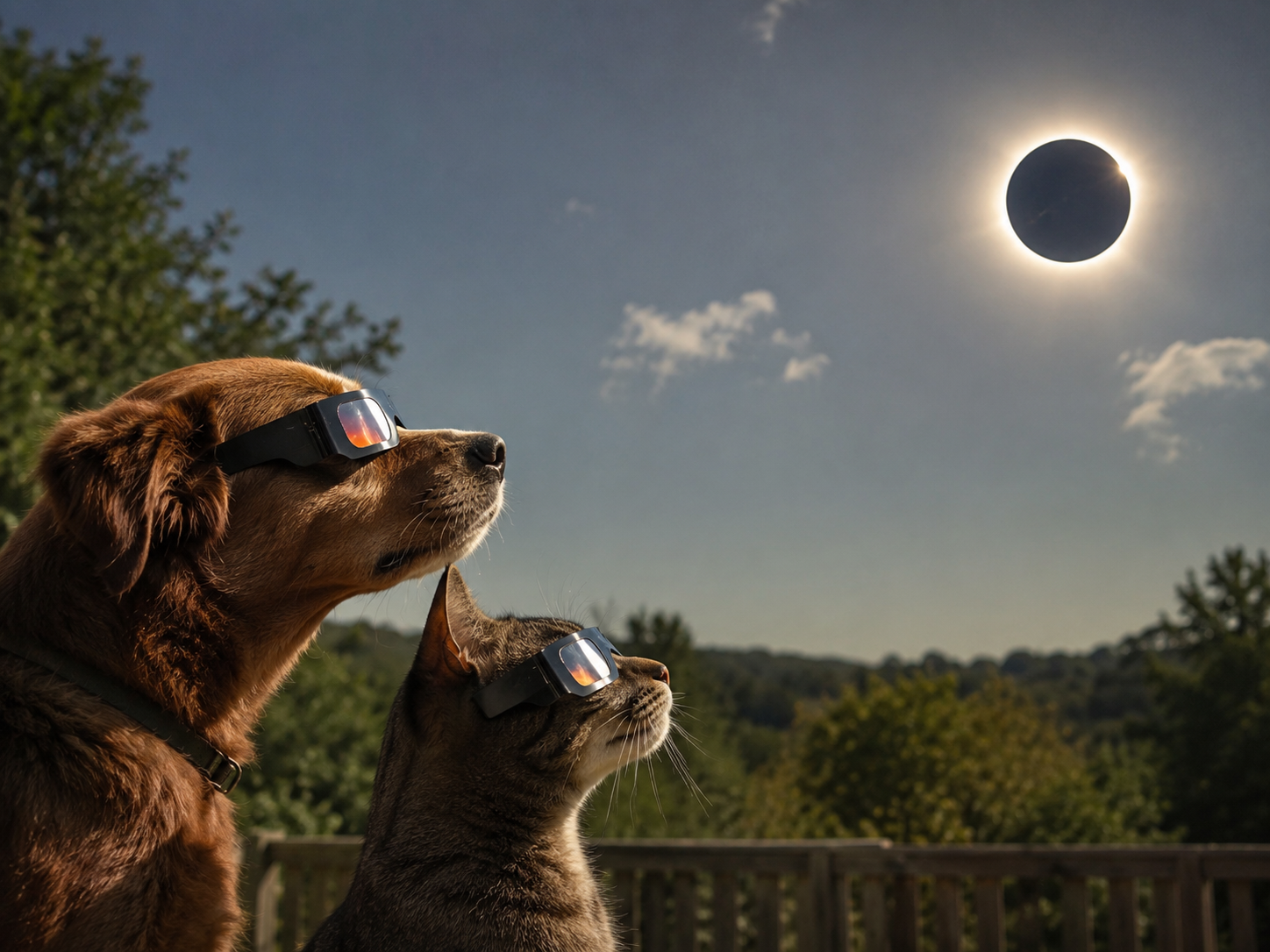 🌑 🐶🐱 Éclipse solaire du 12 août 2026 : faut-il protéger son chien ou son chat ?