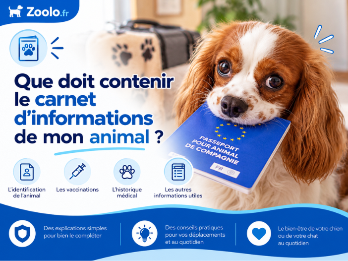 🐾 Que doit contenir le carnet d’informations de mon animal ?