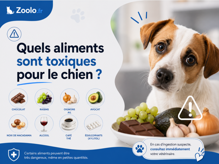 🐶 Quels aliments sont toxiques pour le chien ?