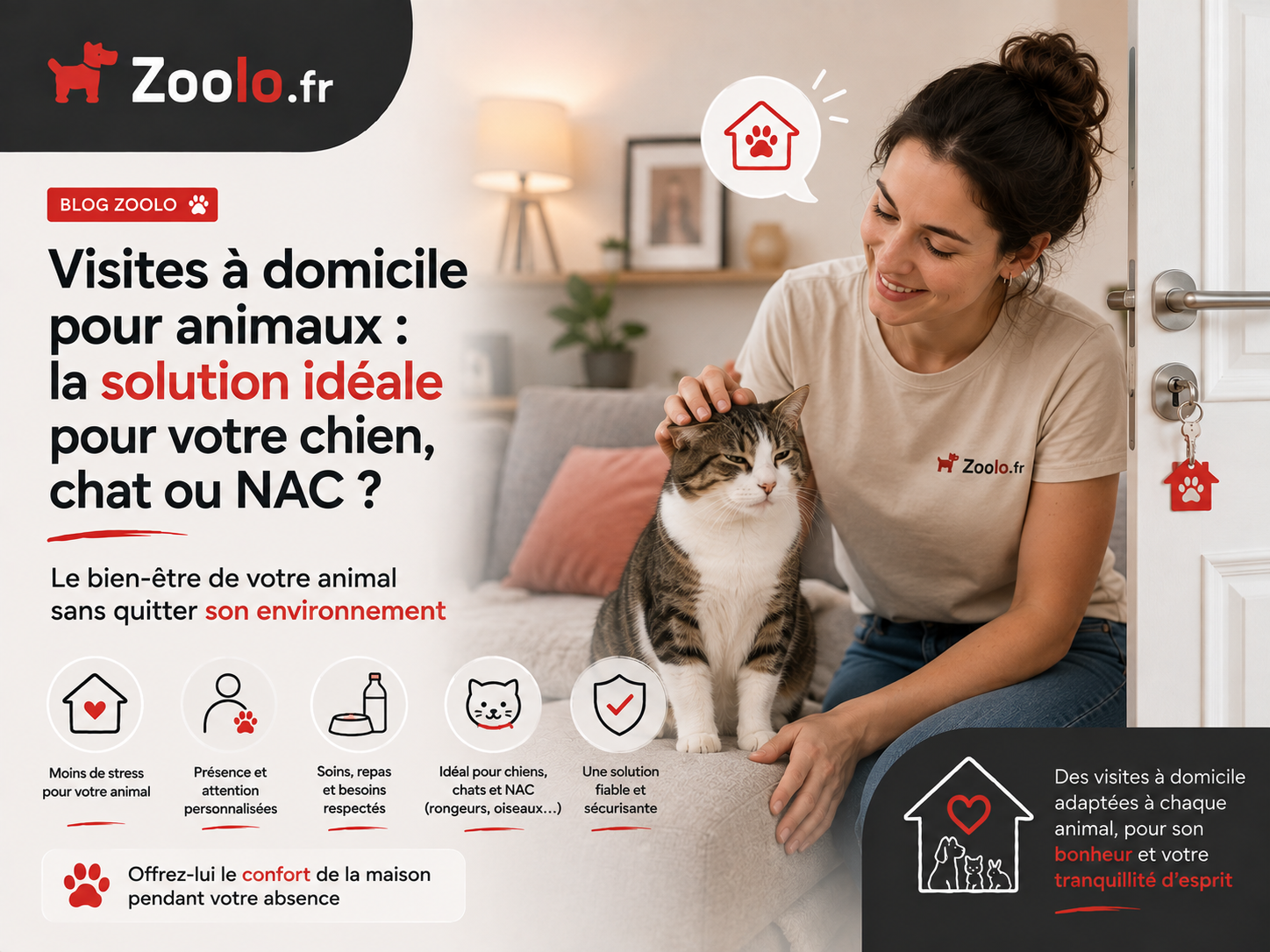 🏡🐾 Visites à domicile pour animaux : la solution idéale pour votre chien, chat ou NAC ?