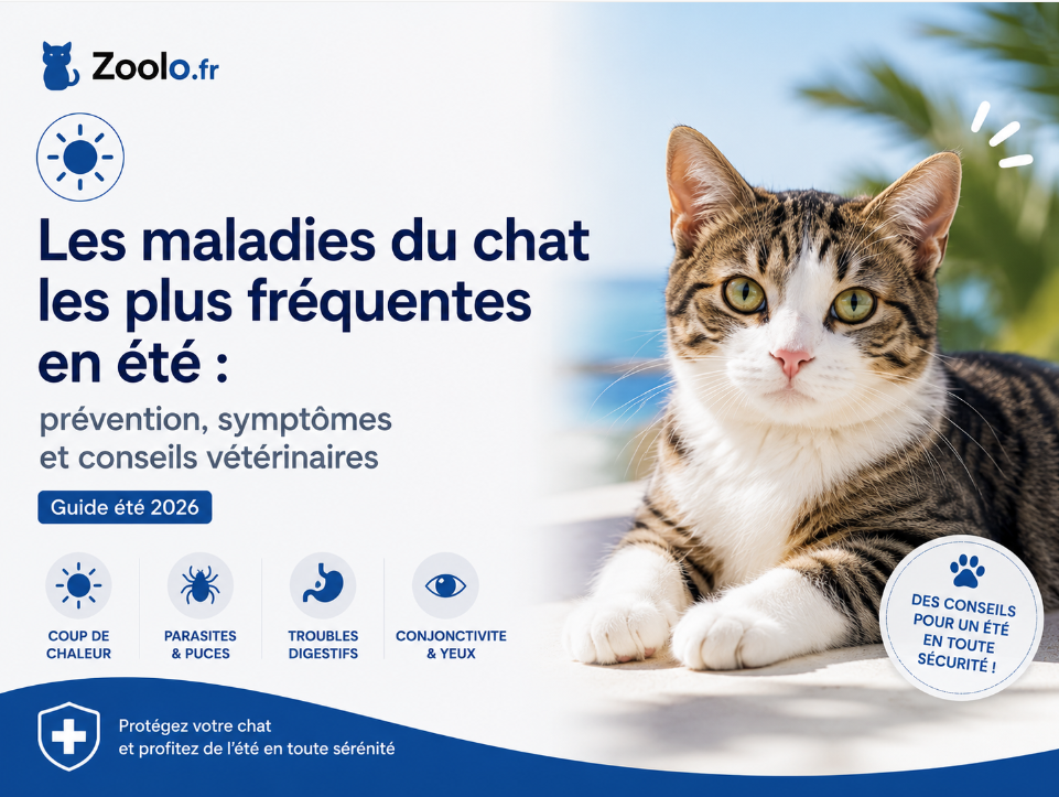Les maladies du chat les plus fréquentes en été : prévention, symptômes et conseils vétérinaires