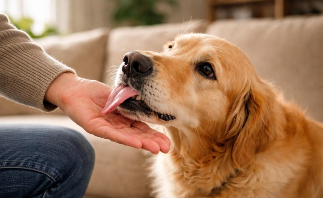 🐶 Pourquoi mon chien me lèche les mains ? Les vraies explications