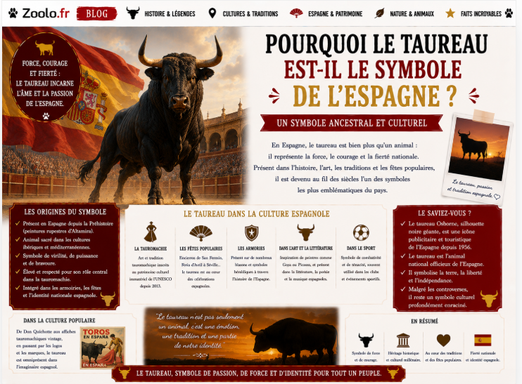 🐂 Pourquoi le taureau est-il le symbole de l'Espagne ?