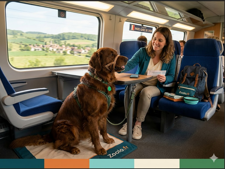 🚆 Prendre le train en France avec un grand chien : tarifs, muselière et astuces anti-stress