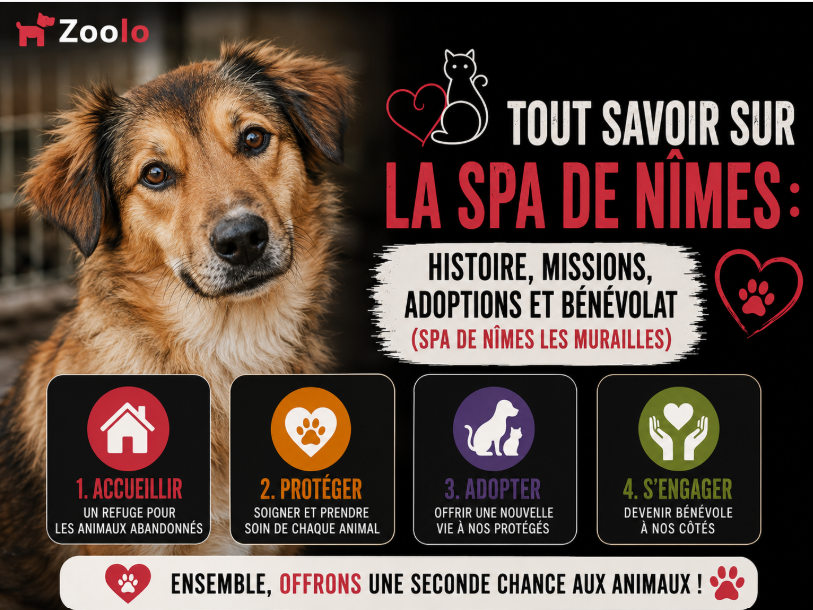 🐶 Tout savoir sur la SPA de Nîmes : histoire, missions, adoptions et bénévolat