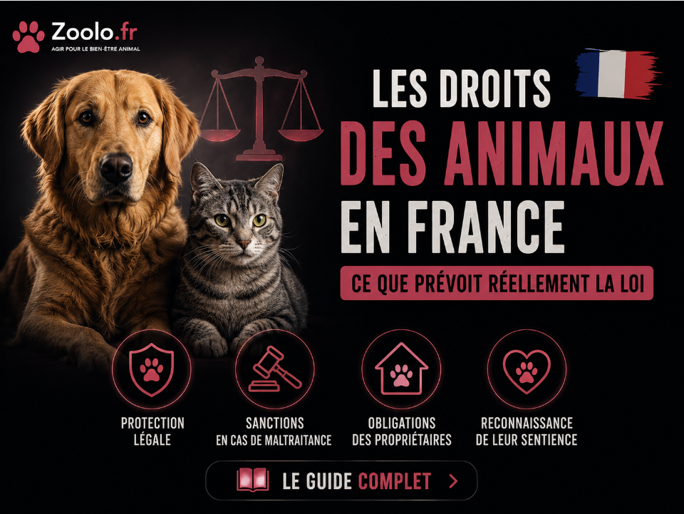 ⚖️ Les droits des animaux en France : ce que prévoit réellement la loi – Le guide complet