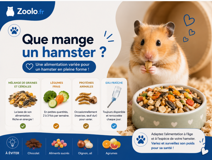 🐭 Que mange un hamster ?