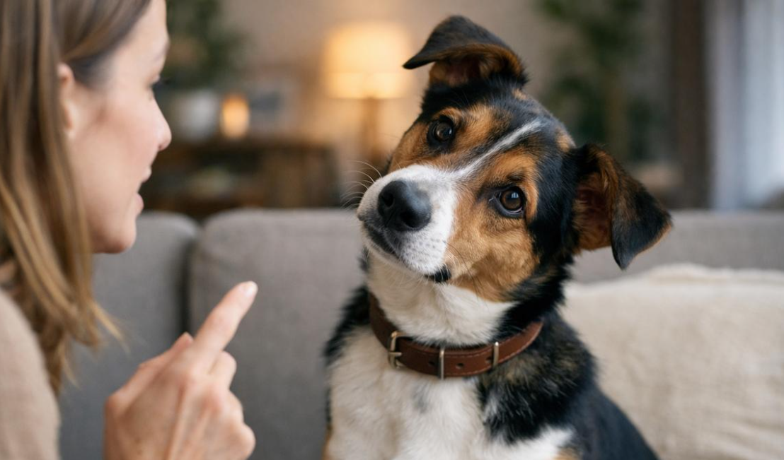 Pourquoi mon chien penche la tête quand je lui parle ?