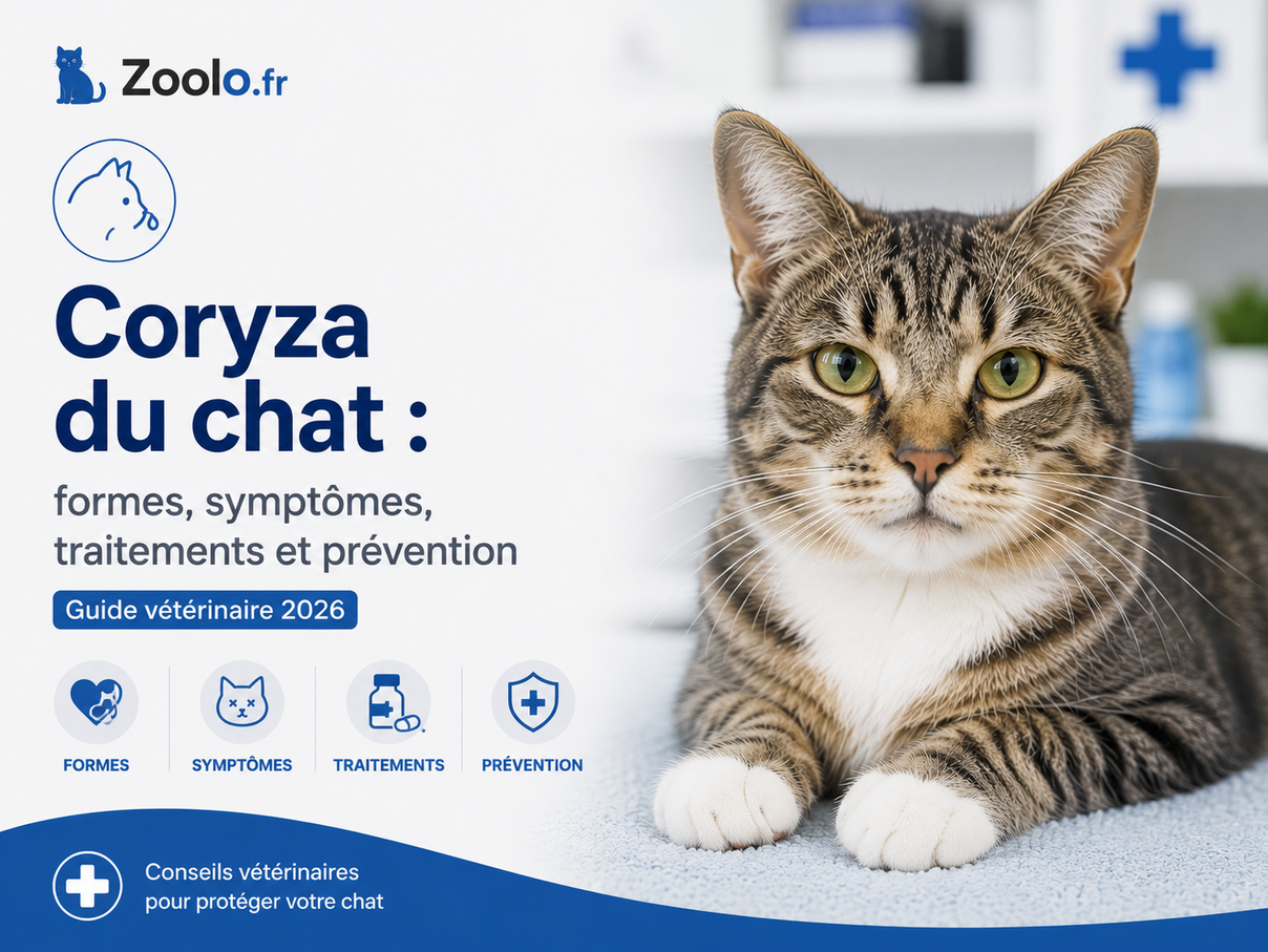 🐱 Coryza du chat : formes, symptômes, traitements et prévention (Guide vétérinaire 2026)