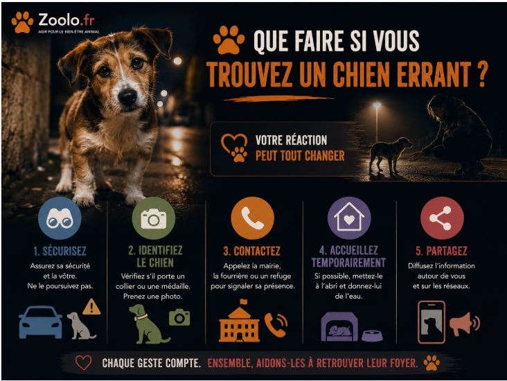 🐶 Que faire si vous trouvez un chien errant ?