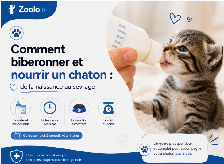 🐾 Comment biberonner et nourrir un chaton : de la naissance au sevrage
