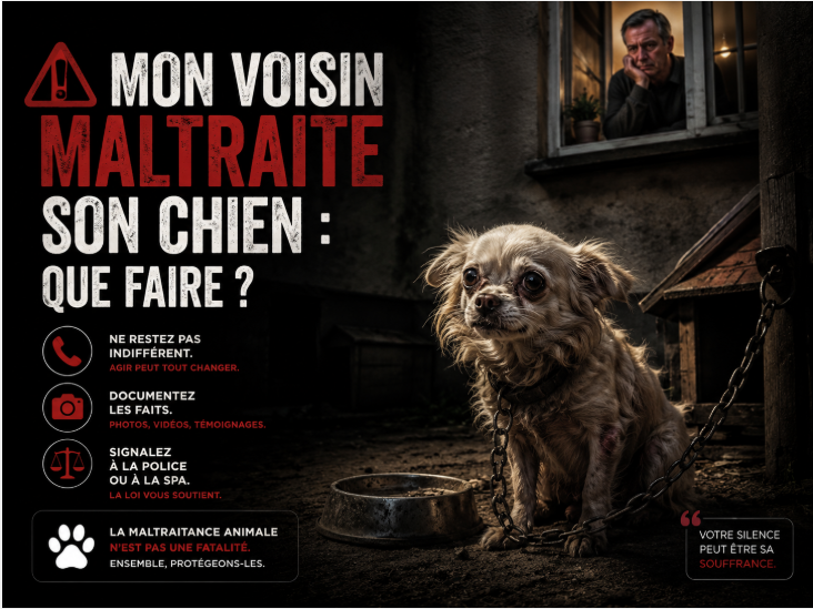 🚨Mon voisin maltraite son chien: que faire? Les démarches légales et les bons réflexes