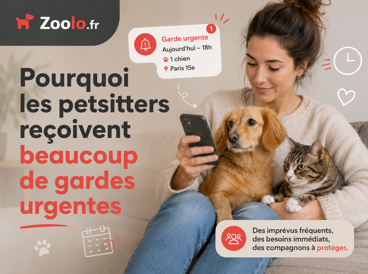 🐾 Pourquoi les petsitters reçoivent beaucoup de gardes urgentes ? (et comment bien s’organiser)