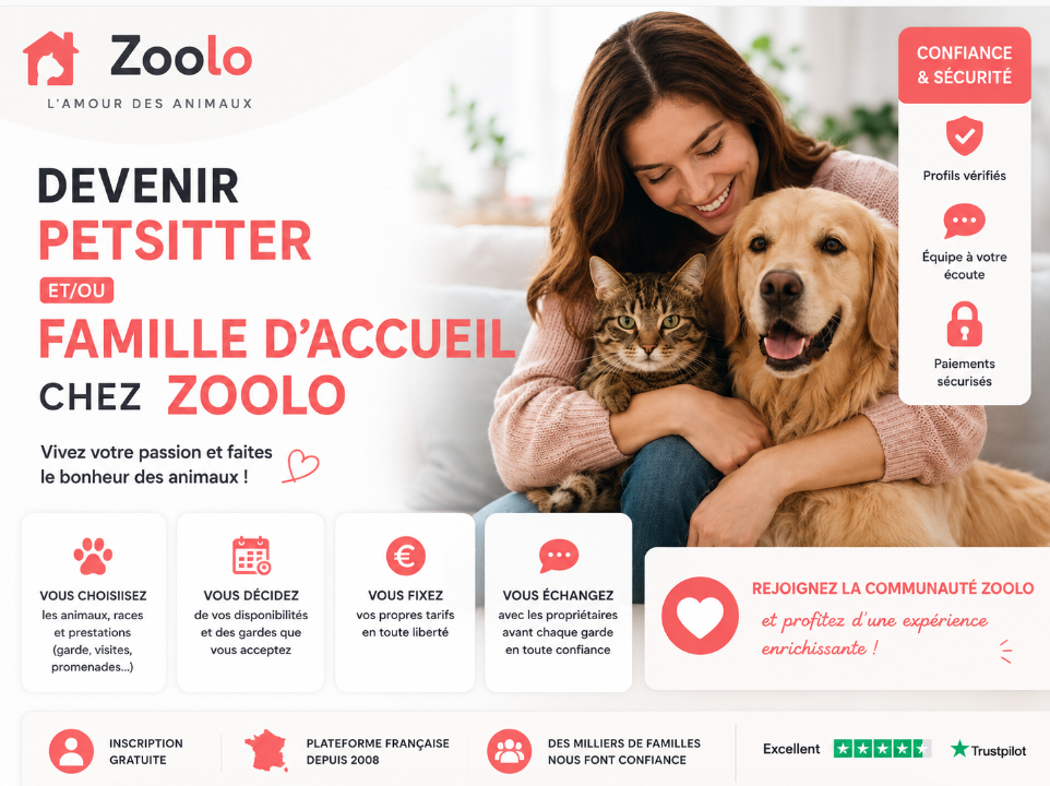 Pourquoi de plus en plus d’amoureux des animaux deviennent petsitters sur Zoolo.fr 🐾