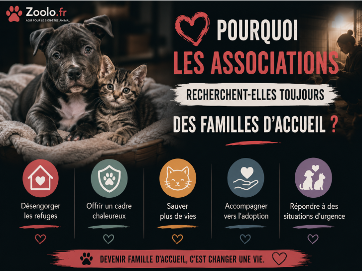 ❤️ Pourquoi les associations recherchent-elles toujours des familles d'accueil ?