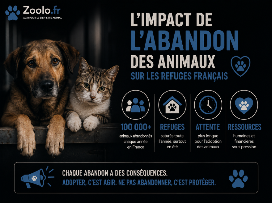 🌍 L'impact de l'abandon des animaux sur les refuges français