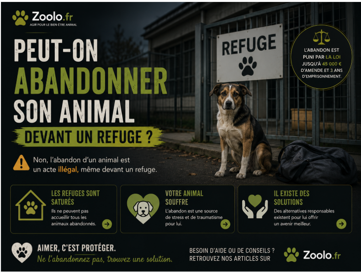 🚗 Peut-on abandonner son animal devant un refuge ? Ce que dit la loi et les vraies solutions