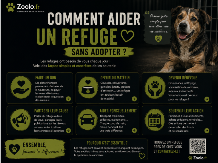 ❤️ Comment aider un refuge sans adopter ?