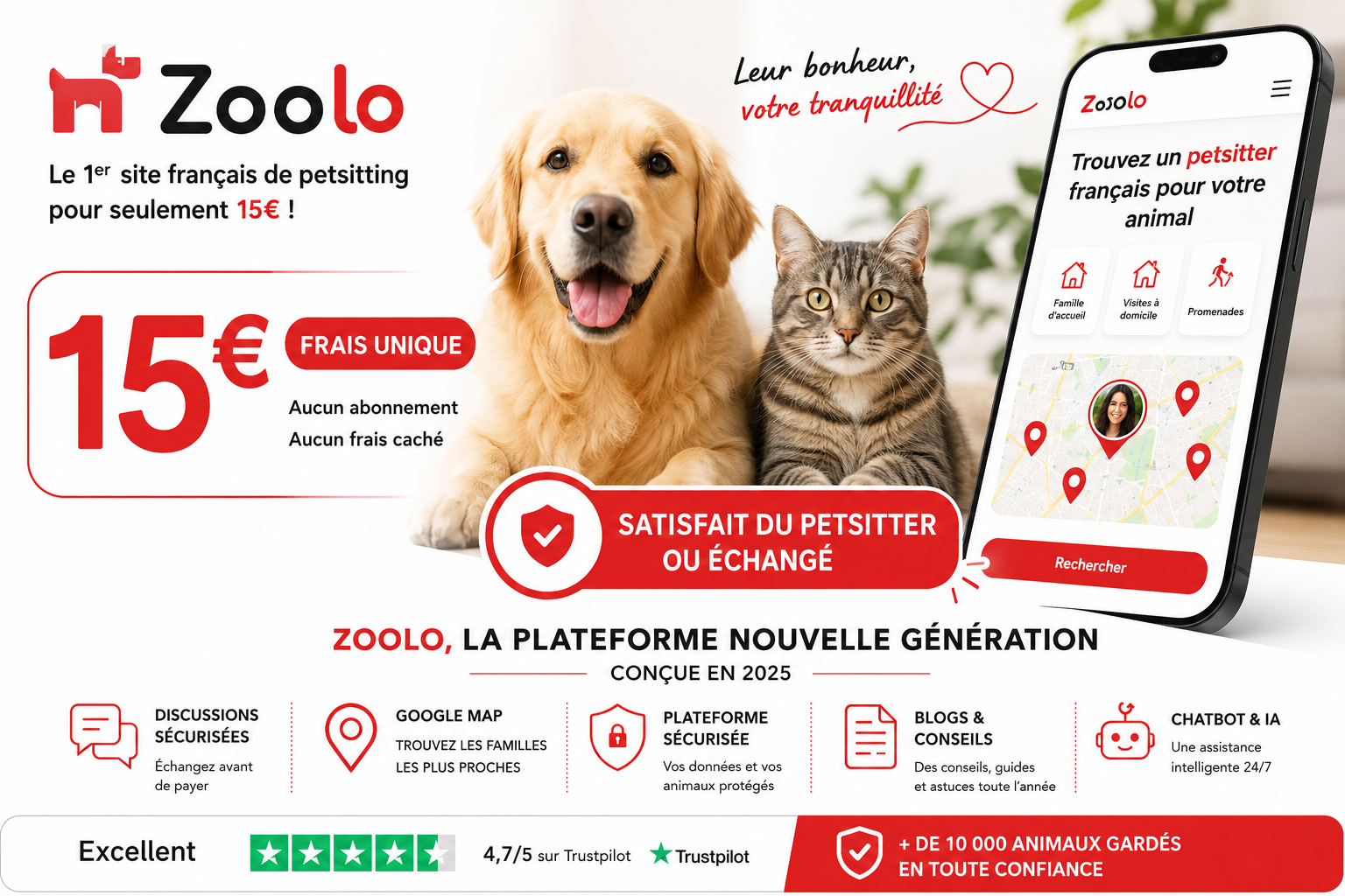 🐾Zoolo : la nouvelle génération du petsitting en France pour seulement 15€ 🇫🇷