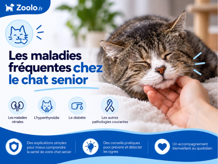 🐾 Les maladies fréquentes chez le chat senior