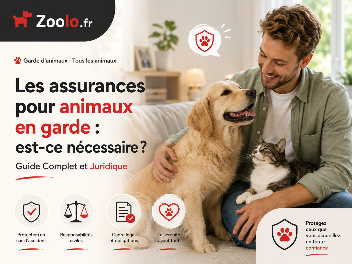 🐾 Les assurances pour animaux en garde : est-ce nécessaire ? Guide Complet et Juridique 🛡️
