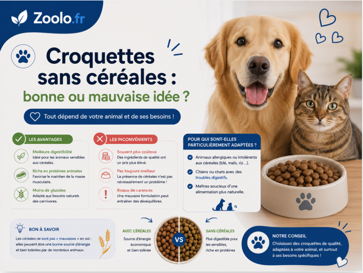 🌾 Les croquettes sans céréales sont-elles vraiment meilleures ?