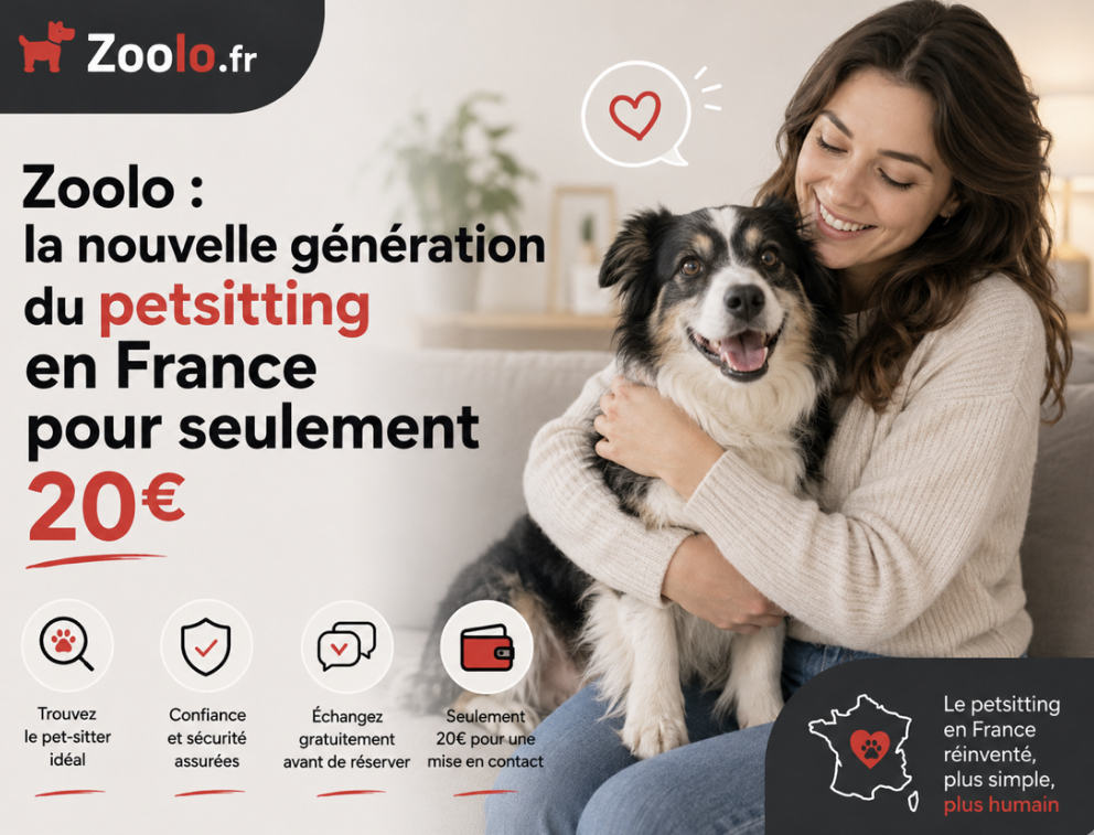 🐾Zoolo : la nouvelle génération du petsitting en France pour seulement 20€ 🇫🇷