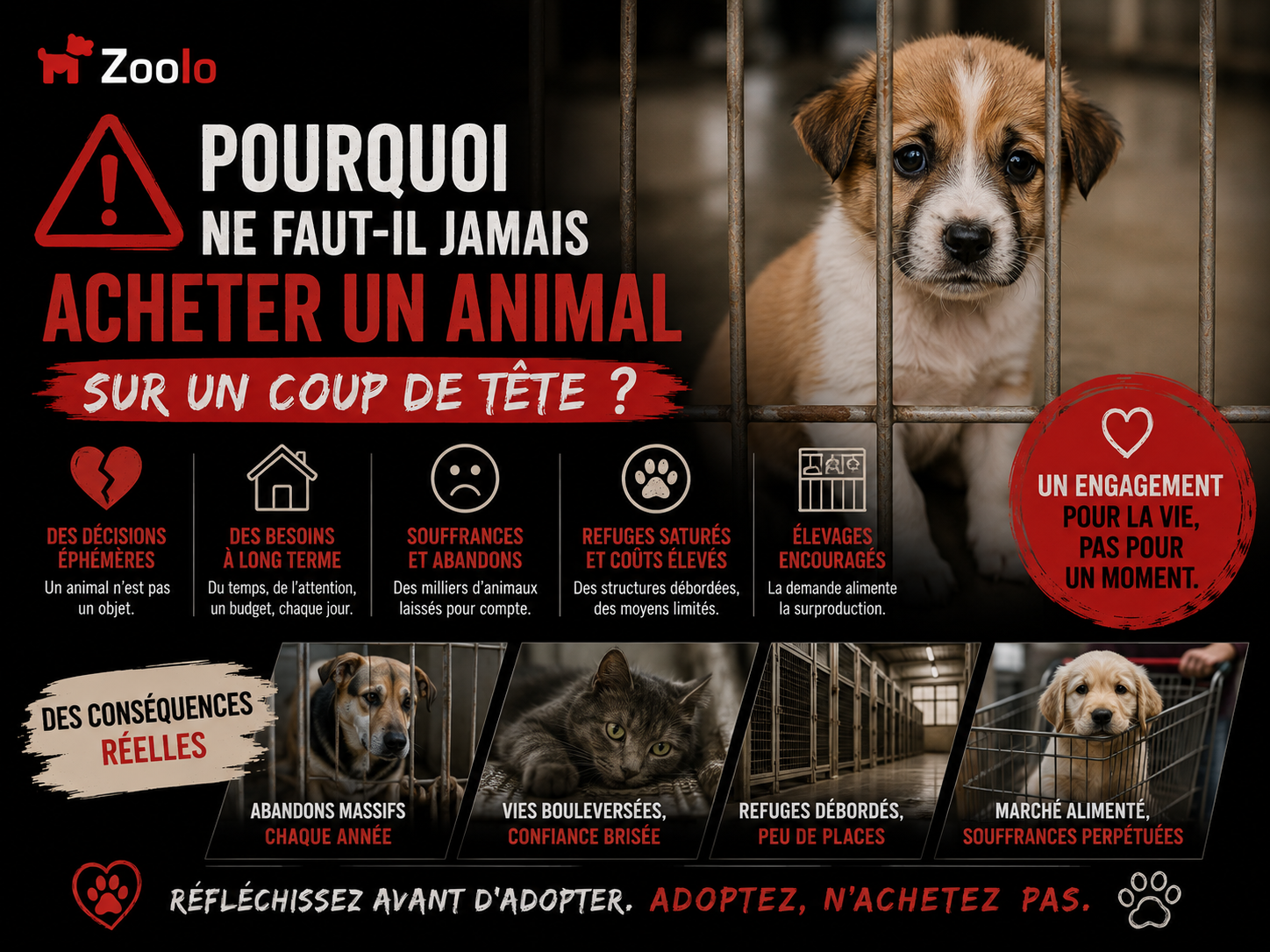 🚫 Pourquoi ne faut-il jamais acheter un animal sur un coup de tête ?