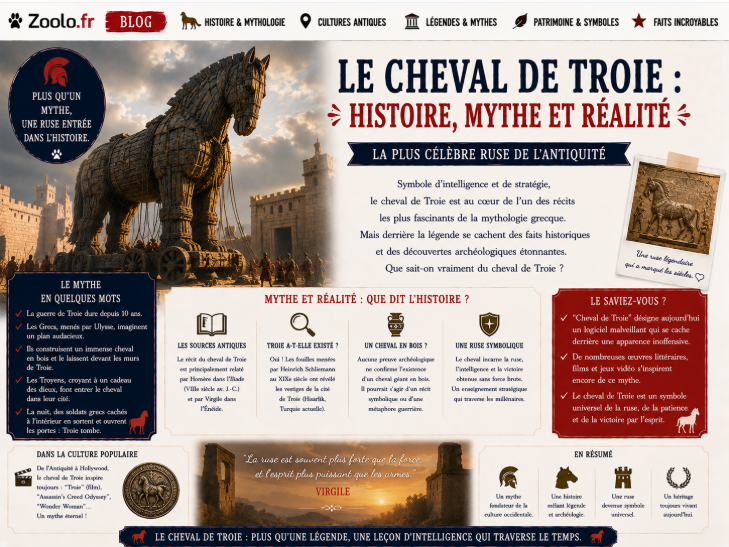 🐎 Le cheval de Troie : histoire, mythe et réalité