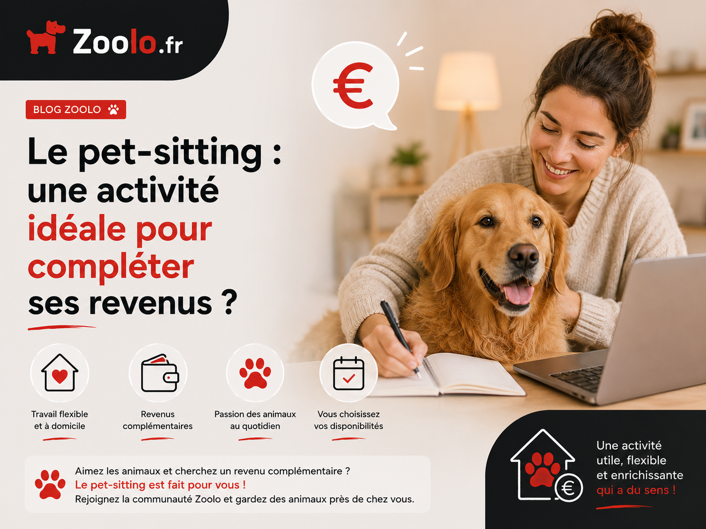 🐾 Le pet-sitting : une activité idéale pour compléter ses revenus ?